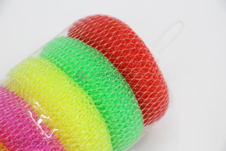 Made in China kitchen supplies plastic mesh scourer/cleaning ball