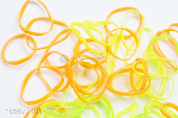 Best Selling Colorful 21G Hair Ring Disposable Rubber Band Set