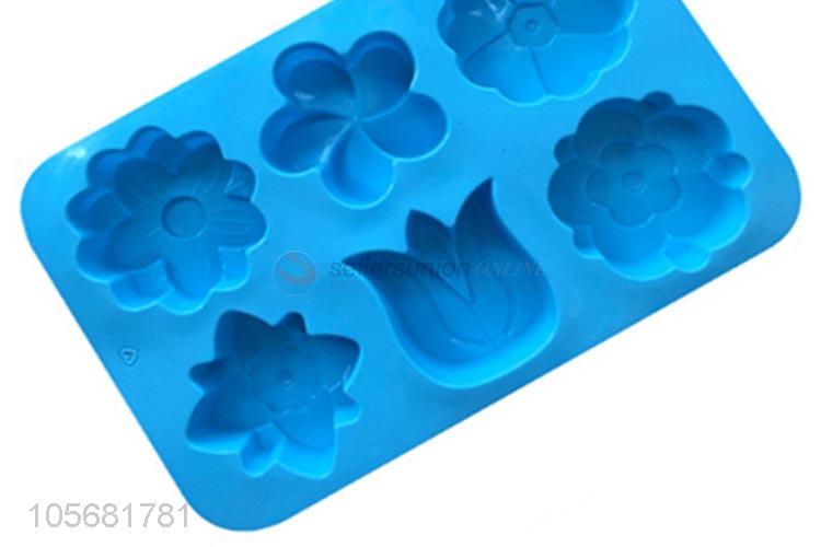 Newest Flower Pattern Silicone Cake Moulds Biscuit Mould