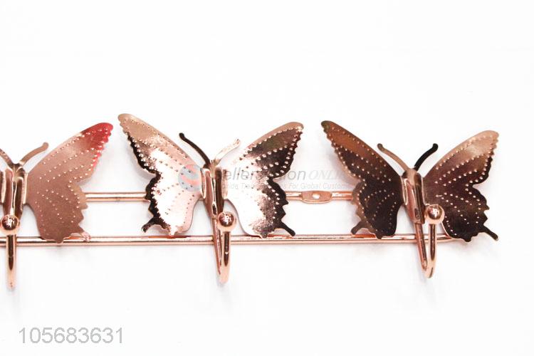 Fashion Butterfly Shape Wall Hook Decorative Coat Hook