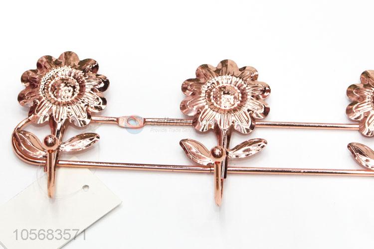 New Design Sunflower Shape Wall Hook Cheap Door Hook