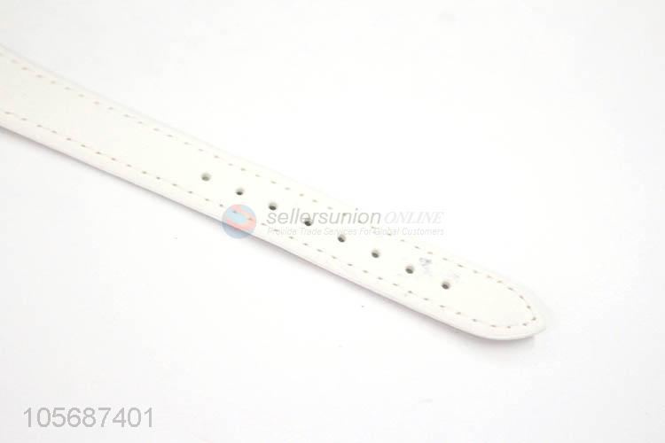 Wholesale Fashion White Alloy Wrist Watch For Women