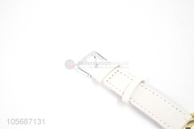 Top Quality Alloy Watche With PU  Leather Watchband