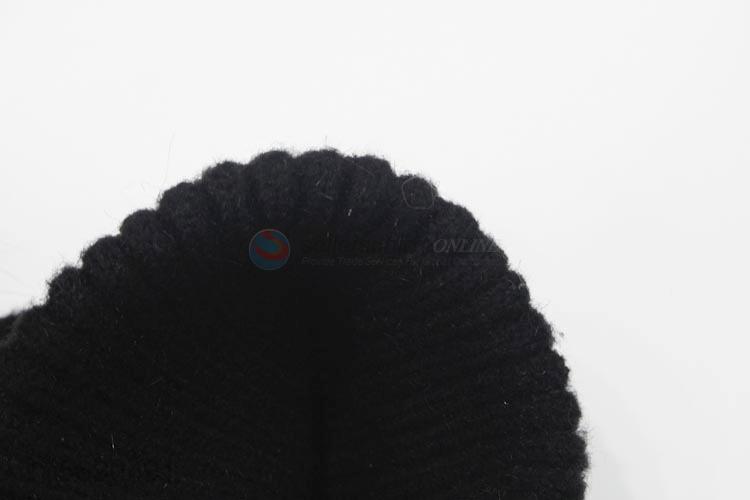 Very Popular Black Winter Warm Knitting Hat