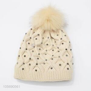 New Products Winter Warm Knitting Hat for Woman