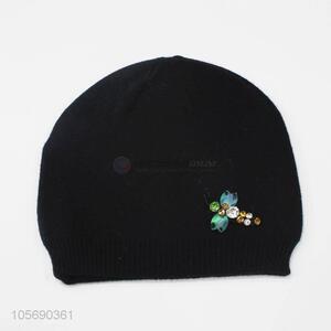 Utility and Durable Winter Warm Knitting Hat with Dragonfly