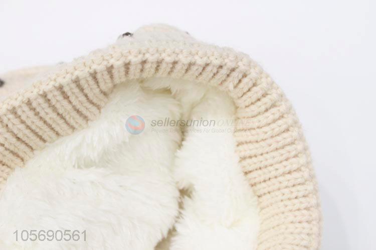 New Products Winter Warm Knitting Hat for Woman
