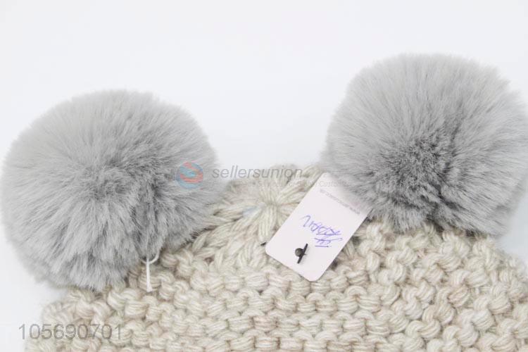 China Factory Supply Cute Winter Warm Knitting Hat for Children