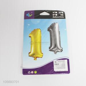 Party  Number Shape Aluminium Film Balloons