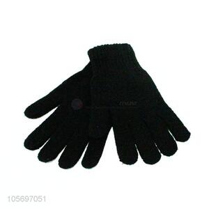 Wholesale Top Quality Woman Black Gloves