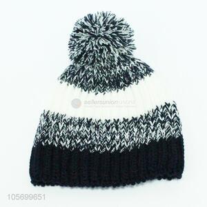 Wholesale Winter Knitted Hat Pompon Ball Beanie Cap