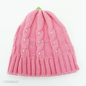 Custom Fashion Knitted Beanie Cap Soft Warm Cap