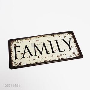 Hot Sale Hanging Iron Label for Decoration