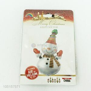 Christmas Snowman Design Aluminum Film Balloon