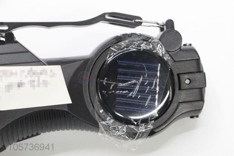 Good Sale Solar Flashlight Rechargeable Multifunction Torch