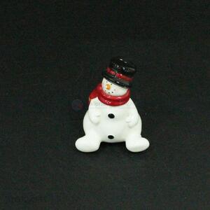 White Snowman Design Ceramic Condiment Bottle/Pot for Sale