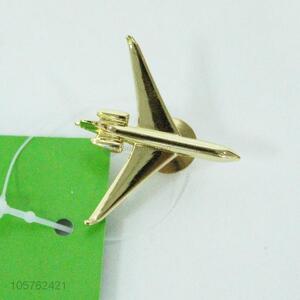 Wholesale Nice Airplane Design Golden Badge for Sale