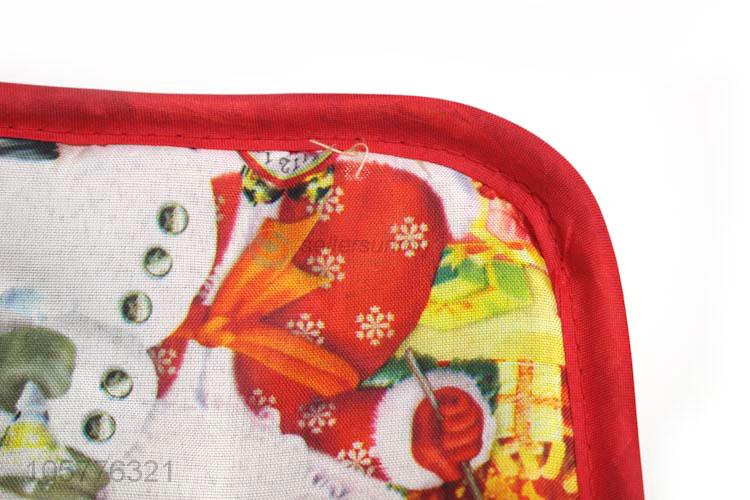 Good sale Christmas pot holder heat resistant pad placemat  for cooking