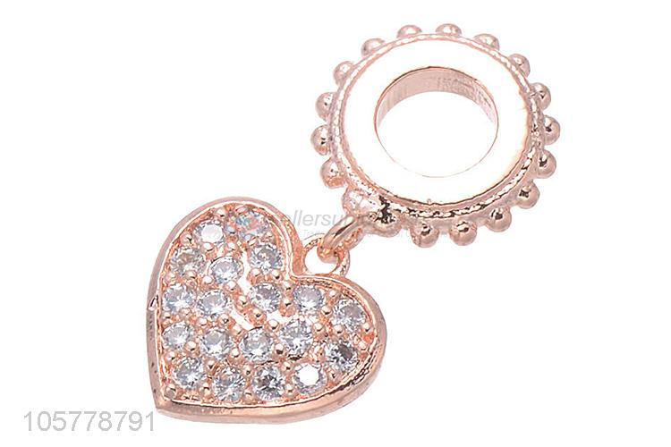 New Arrival Heart Shape Copper Necklace Pendant