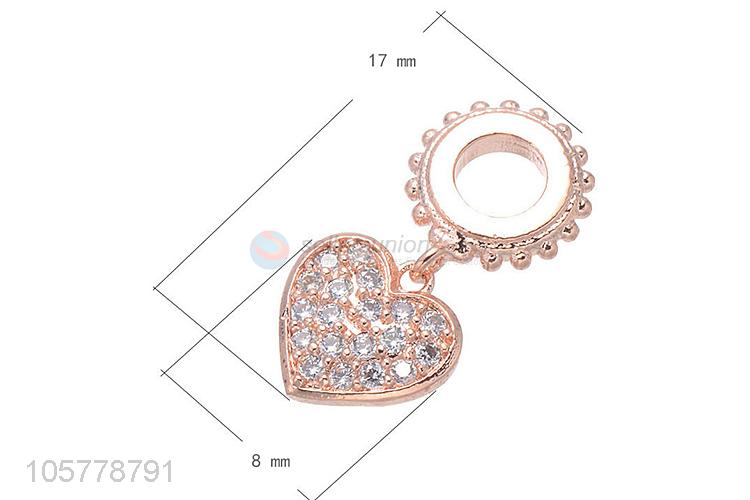 New Arrival Heart Shape Copper Necklace Pendant