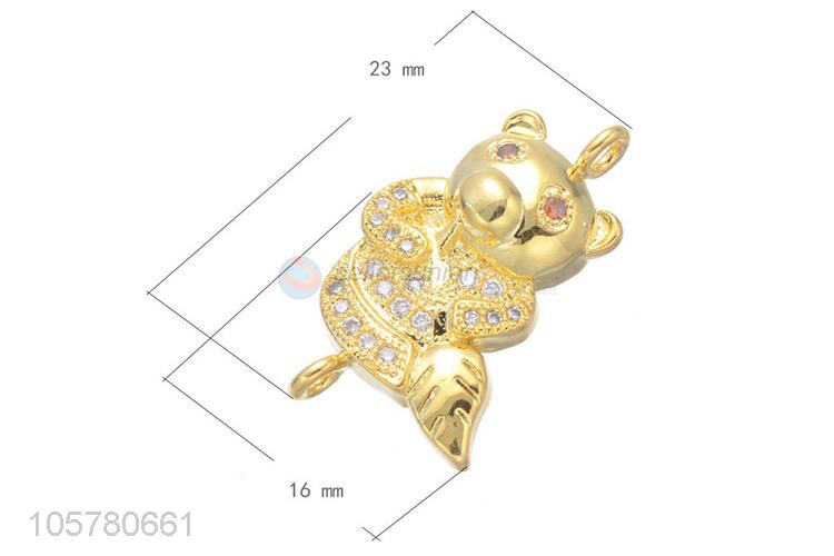 Cartoon Design Inlay Zircon Jewelry Parts Fashion Accessories