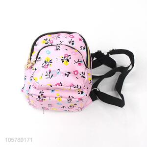 China maker fashion flower printed cowbow cloth mini schoolbag