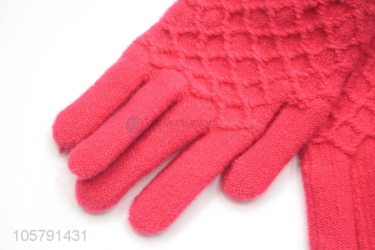 Delicate Design Ladies Warm Gloves Soft Gloves