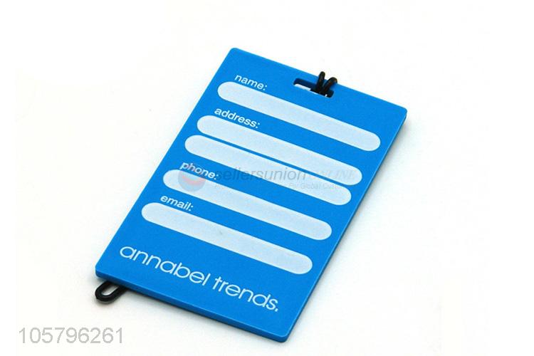 Custom Colorful Soft PVC Luggage Tag Baggage Tag