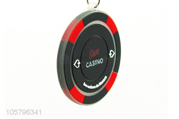 Hot Selling Round Soft PVC Key Chain