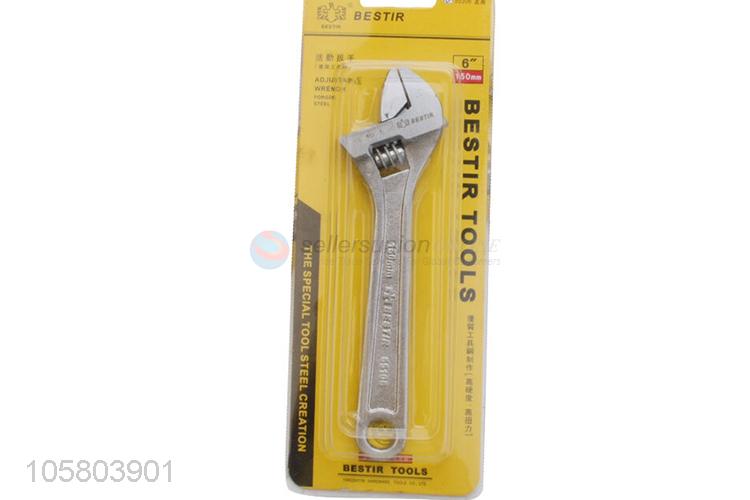 Best selling chrome-plated steel adjustable wrench monkey wrench