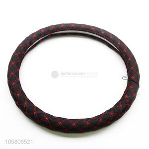 China manufacturer pu material car steering wheel cover