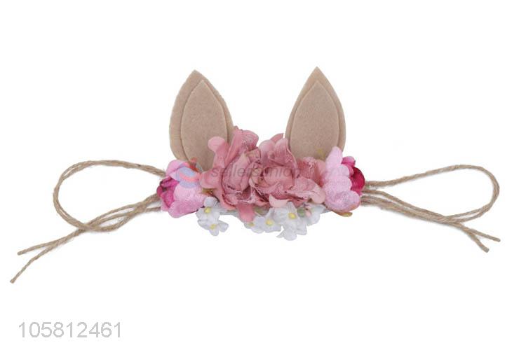 New Design Simulation Flower Headband Children Hair Accessories