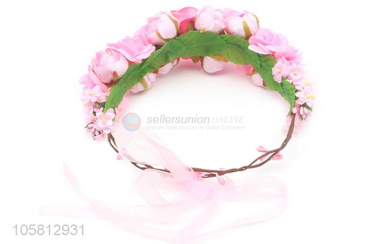 New Arrival Simulation Flower Holiday Garland Headband