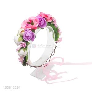 Hot Sale Children Simulation Garland Silk Flower Headband