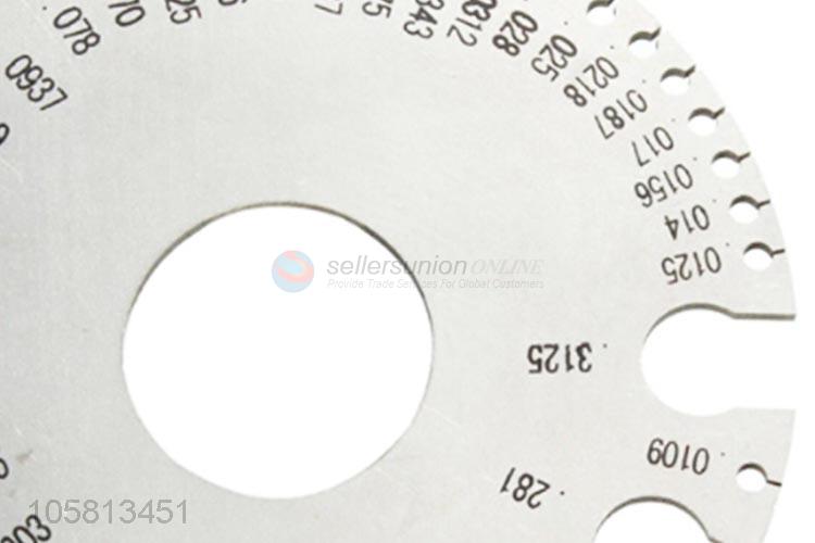 Best sale stainless steel 0-36 round winding wire gauge