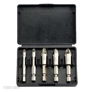 Promotional premium quality 5pcs HSS broken screw remover and extractor set