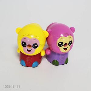 Good quality monkey shape plastic pencil sharpener