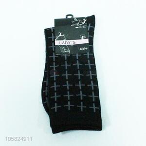 New design knitting winter warm long socks for women