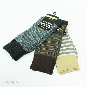 Direct factory knitting winter warm long socks for men