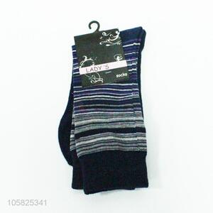 High quality knitting winter warm long socks for women