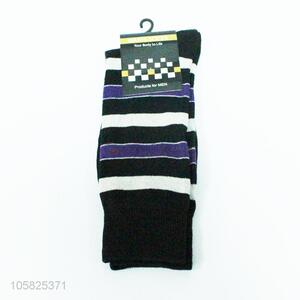 Fashion knitting winter warm long socks for men