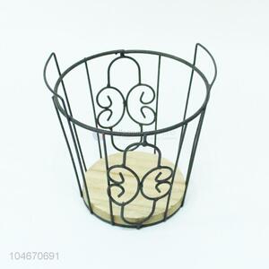 Wholesale Top Quality Iron Round Basket