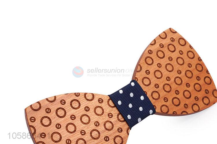 Unique Design  Men 3D Handmade Wooden Bow Tie