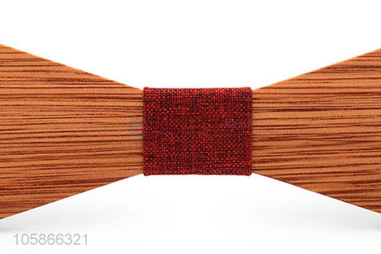 China Hot Sale Classic Formal Wood Bow Ties for Mens