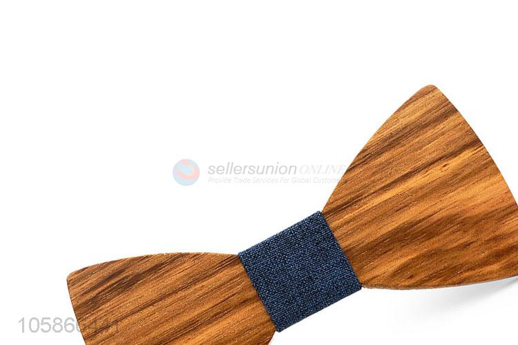 Factory Wholesale Adult Men Shirt Wood Bow Tie