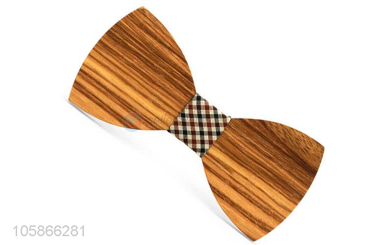 Factory Direct High Quality Adult Wood Bow Ties Personality Accessory