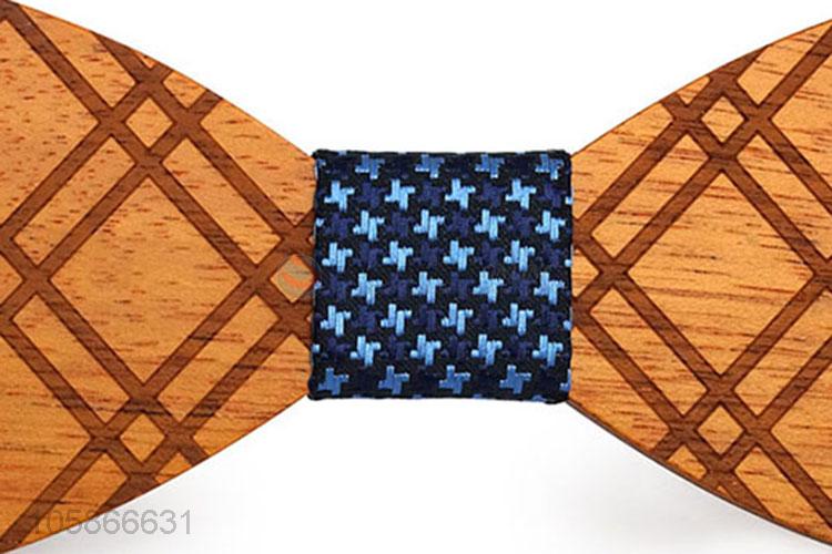 Cheap and High Quality Wood Fashionable Bow Ties for Men