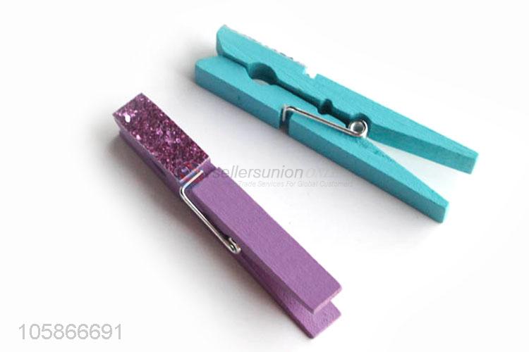 Utility and Durable Colorful Wooden Clip