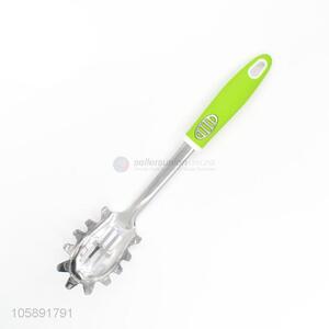 Fashion handy stainless steel spaghetti scoop with plastic handle