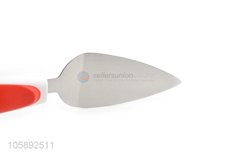 Modern design eco-friendly tpr handle stainless steel pizza spatula